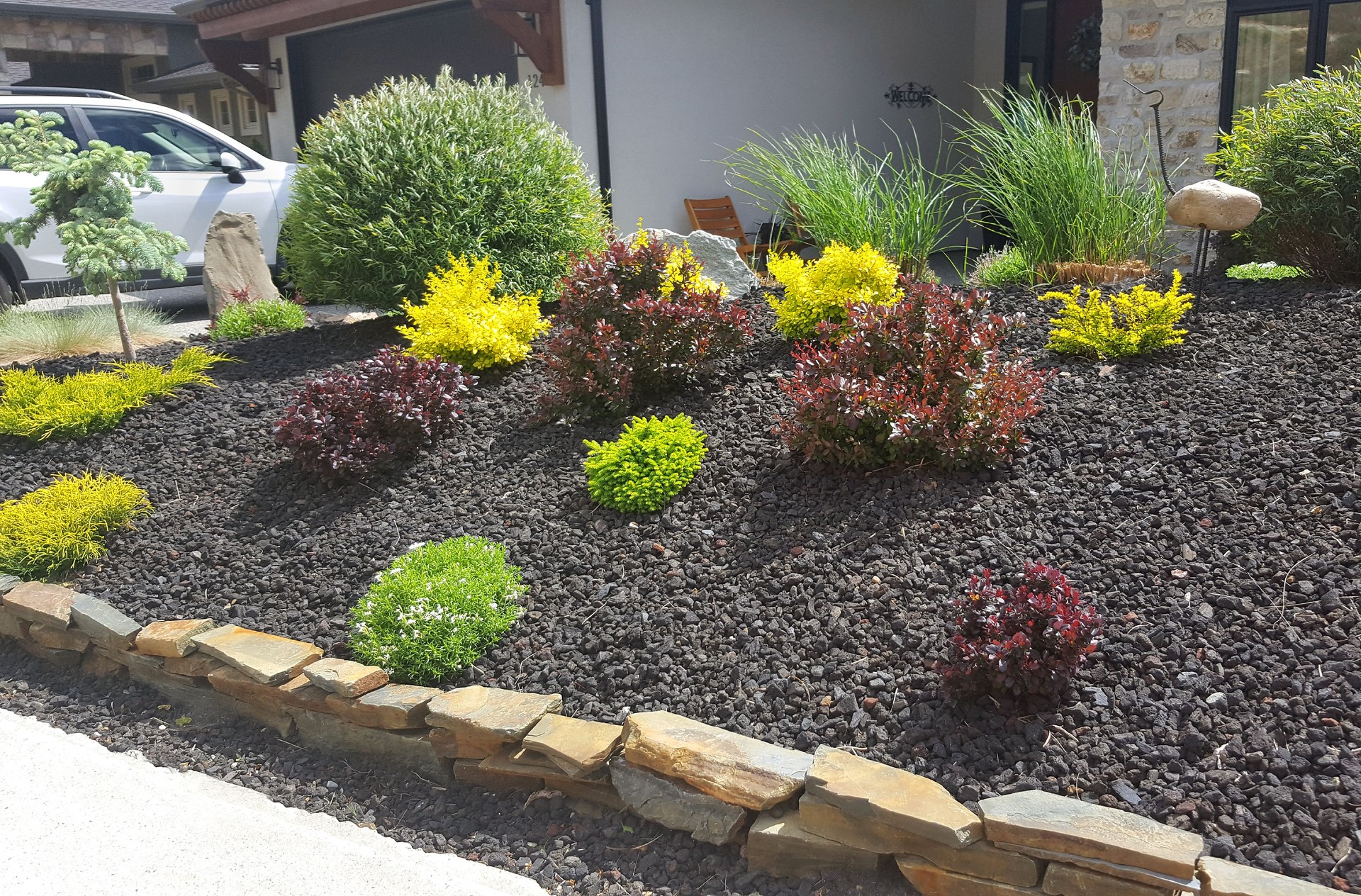 Colorful Xeriscaped  Residential Curb  Appeal